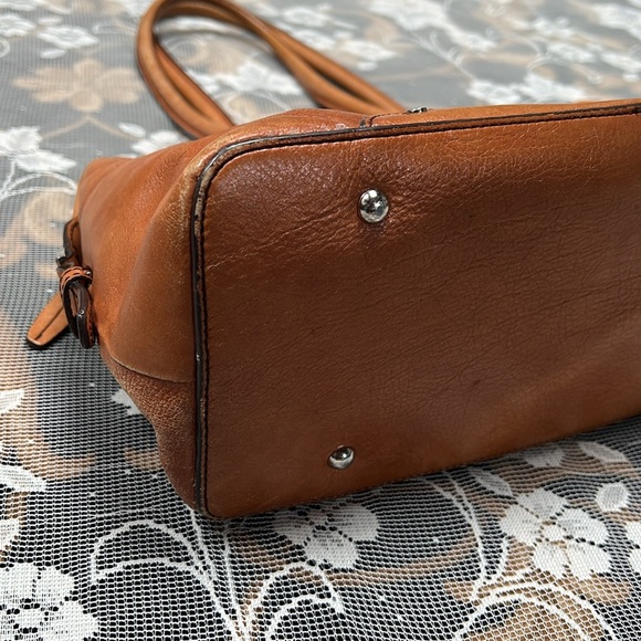 Etienne Aigner Women’s Shoulder Bag Brown Leather Purse Corporate Handbag - Picture 4 of 16